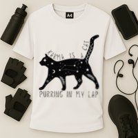 Karma is a Cat purring in my Lap Cat Lover Performance Shirt