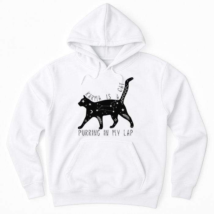 Karma is a Cat purring in my Lap Cat Lover Hoodie