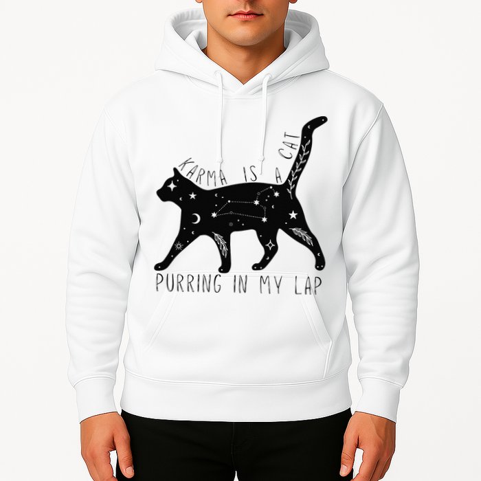 Karma is a Cat purring in my Lap Cat Lover Hoodie