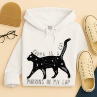 Karma is a Cat purring in my Lap Cat Lover Hoodie