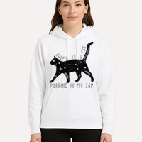 Karma is a Cat purring in my Lap Cat Lover Hoodie