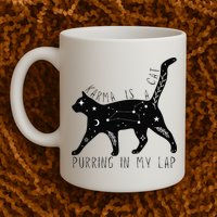 Karma is a Cat purring in my Lap Cat Lover Mug
