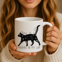 Karma is a Cat purring in my Lap Cat Lover Mug