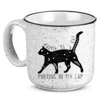 Karma is a Cat purring in my Lap Cat Lover 15oz Campfire Ceramic Mug