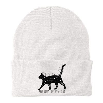 Karma is a Cat purring in my Lap Cat Lover Beanie