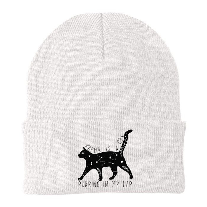 Karma is a Cat purring in my Lap Cat Lover Beanie