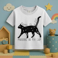 Karma is a Cat purring in my Lap Cat Lover Toddler T-Shirt