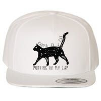 Karma is a Cat purring in my Lap Cat Lover Wool Snapback Cap