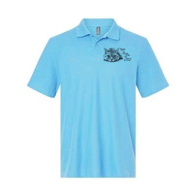 Karma Is A Cat Purring In My Lap Cause It Loves Me Cute Cat Christmas Softstyle Adult Sport Polo