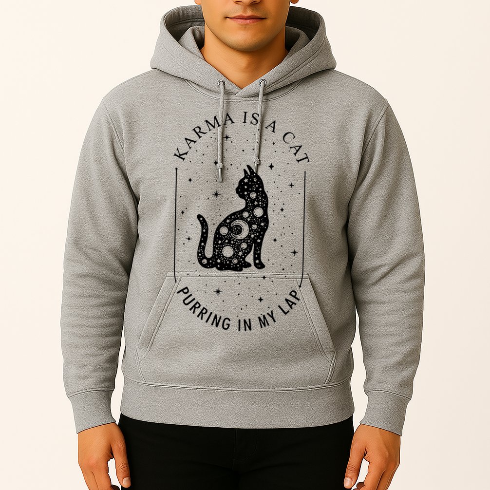 Karma Is A Cat Purring In My Lap Hoodie