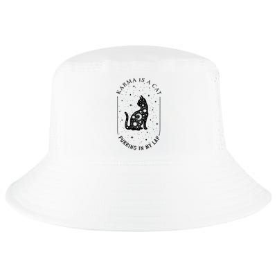 Karma Is A Cat Purring In My Lap Cool Comfort Performance Bucket Hat