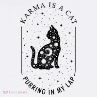 Karma Is A Cat Purring In My Lap Performance Shirt