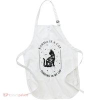 Karma Is A Cat Purring In My Lap Apron