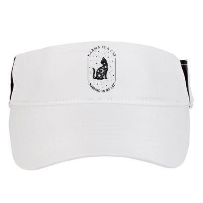 Karma Is A Cat Purring In My Lap Adult Drive Performance Visor