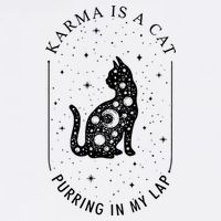Karma Is A Cat Purring In My Lap Cooling Performance Long Sleeve Crew