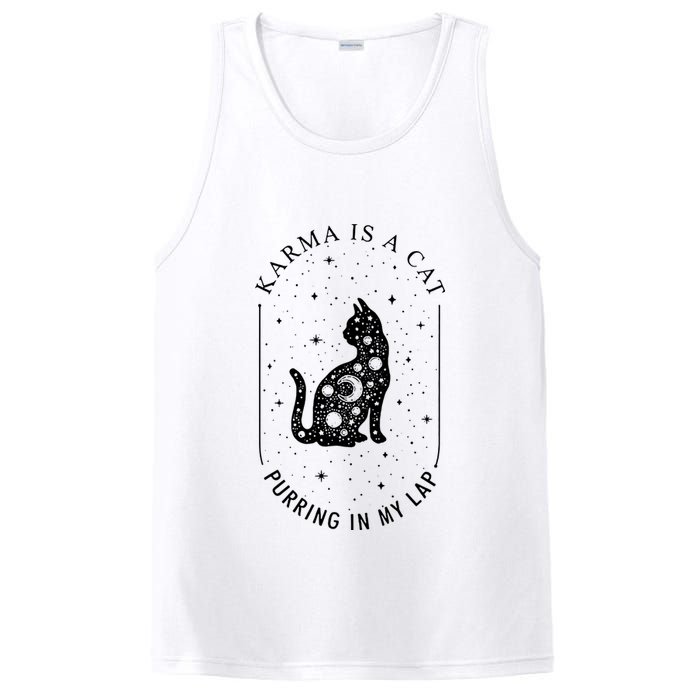Karma Is A Cat Purring In My Lap PosiCharge Competitor Tank