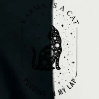 Karma Is A Cat Purring In My Lap Infant Baby Jersey Bodysuit