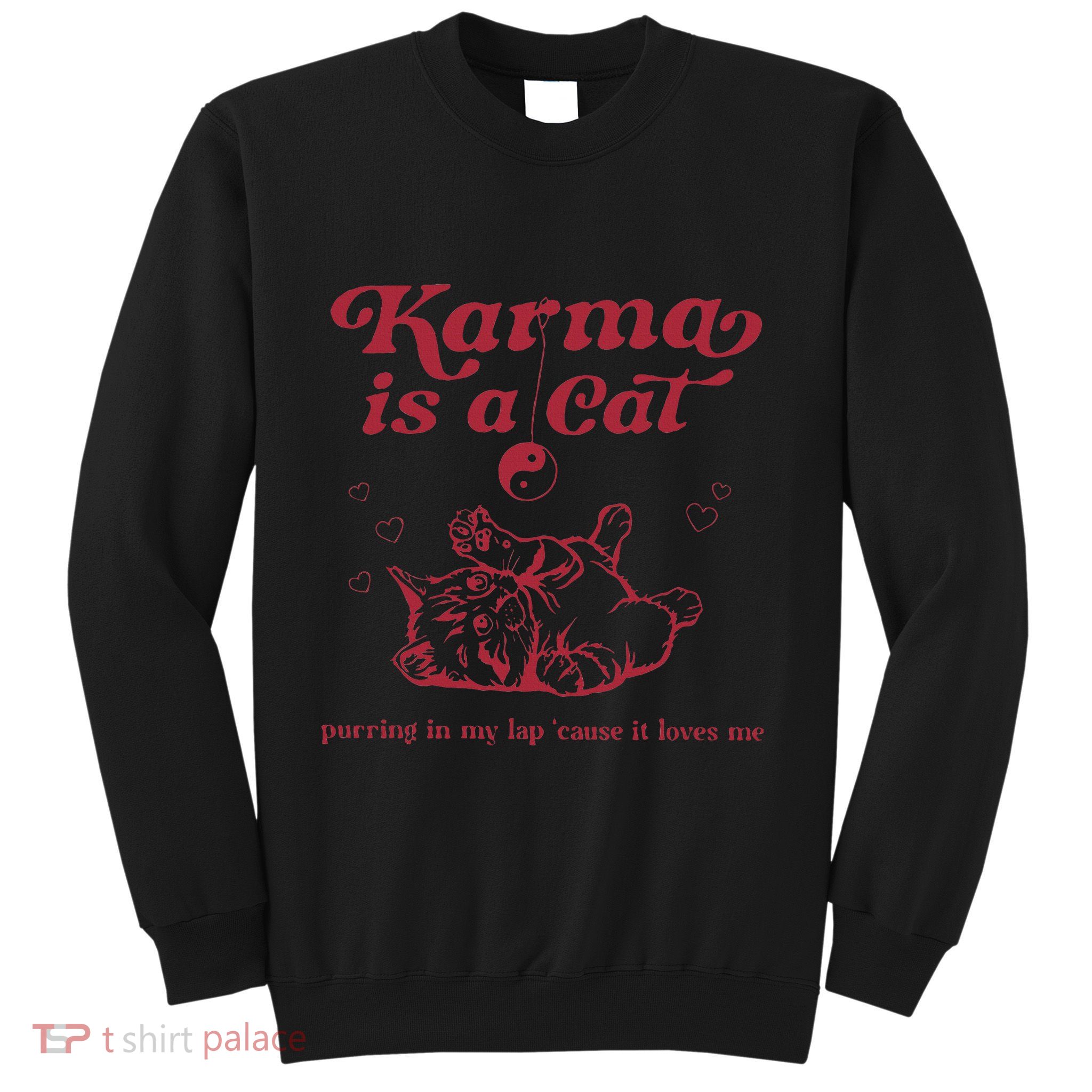 Karma Is A Cat Music Lover Fan Gift Sweatshirt