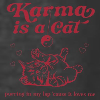 Karma Is A Cat Music Lover Fan Gift T-Shirt