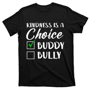 Kindness Is A Choice Orange Anti Bullying Unity Day T-Shirt