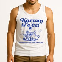 Karma Is A Cat Purring In My Lap Tank Top