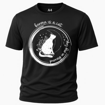 Karma Is A Cat Purring In My Lap Cause It Loves Me Great Gift Performance Shirt
