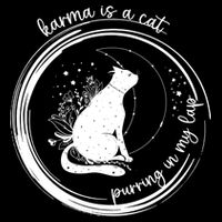 Karma Is A Cat Purring In My Lap Cause It Loves Me Great Gift Impact Tech Backpack