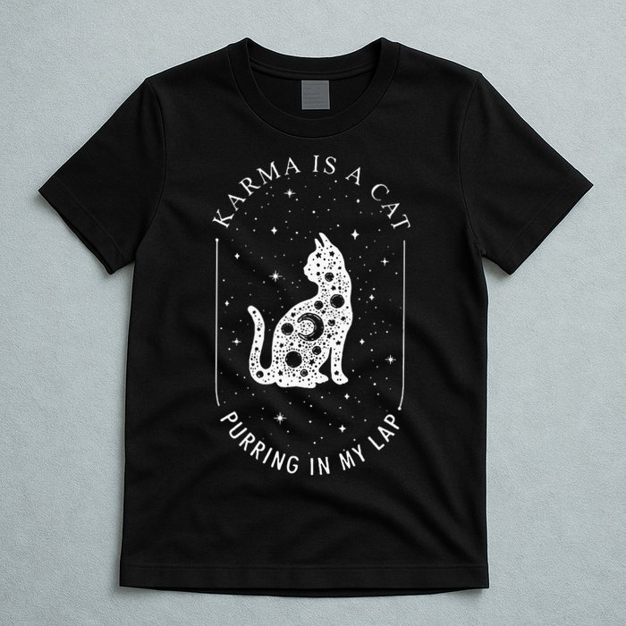 Karma Is A Cat Purring In My Lap T-Shirt