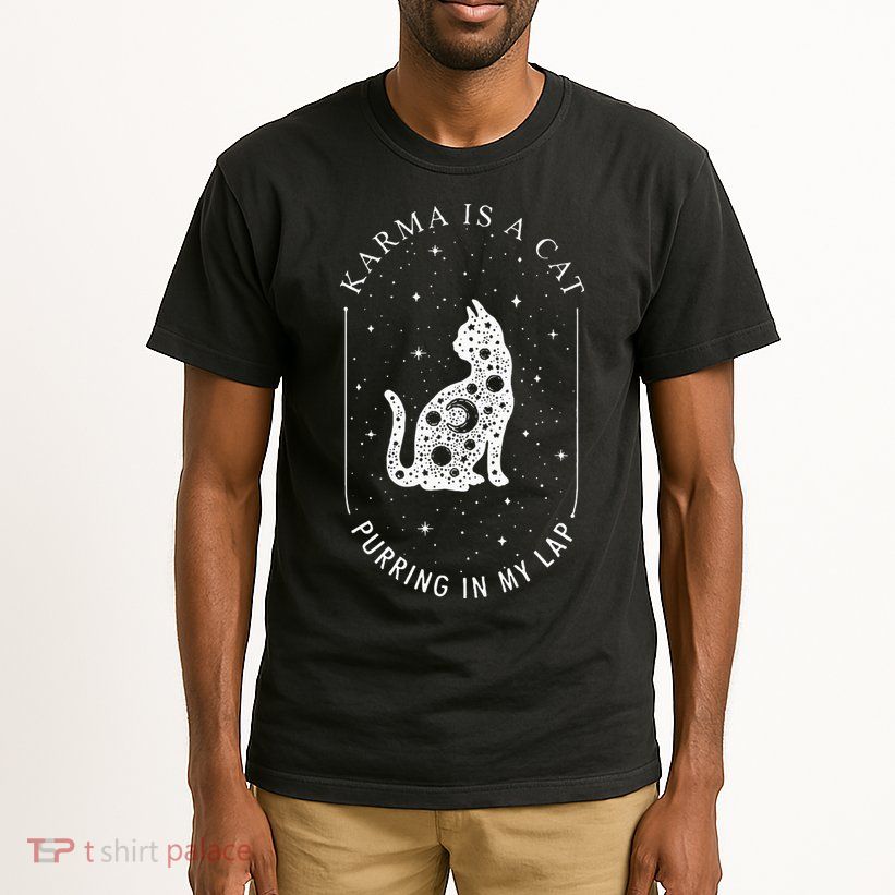 Karma Is A Cat Purring In My Lap Tall T-Shirt