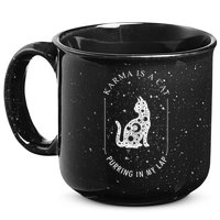 Karma Is A Cat Purring In My Lap 15oz Campfire Ceramic Mug