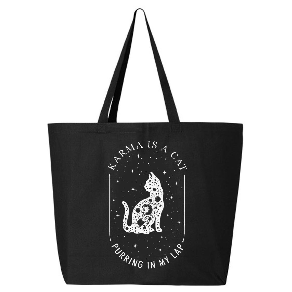 Karma Is A Cat Purring In My Lap 25L Jumbo Tote