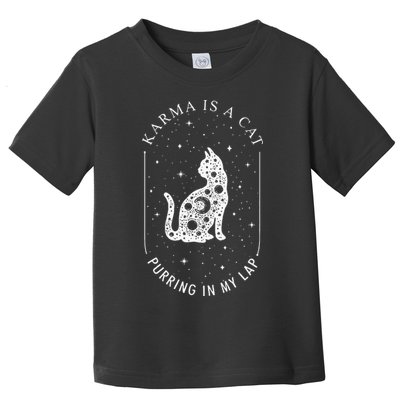 Karma Is A Cat Purring In My Lap Toddler T-Shirt