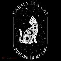Karma Is A Cat Purring In My Lap Zip Tote Bag