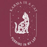 Karma Is A Cat Purring In My Lap 16oz Travel Tumbler