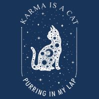 Karma Is A Cat Purring In My Lap Infant Baby Jersey Bodysuit