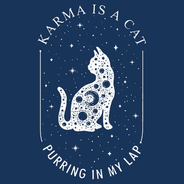 Karma Is A Cat Purring In My Lap Infant Baby Jersey Bodysuit