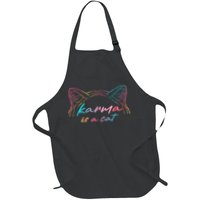 Karma Is A Cat Apron