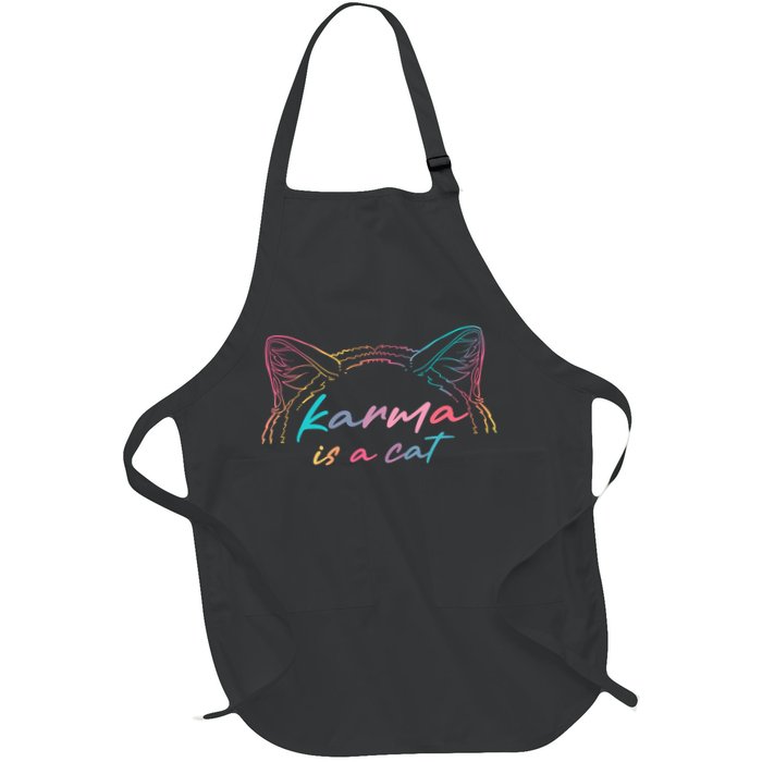 Karma Is A Cat Apron