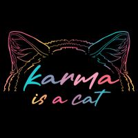 Karma Is A Cat Apron