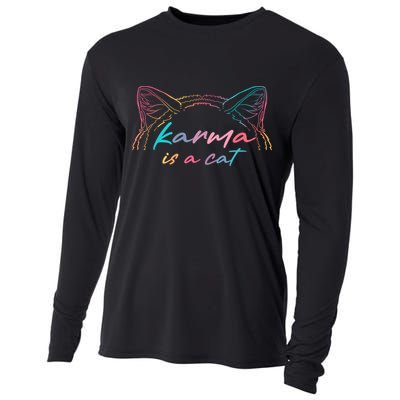 Karma Is A Cat Cooling Performance Long Sleeve Crew