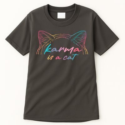 Karma Is A Cat Tall T-Shirt