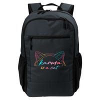 Karma Is A Cat Backpack