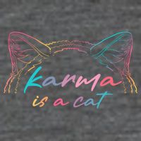 Karma Is A Cat Baby Bodysuit