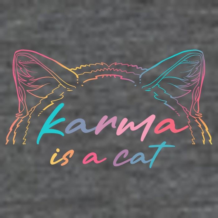 Karma Is A Cat Baby Bodysuit