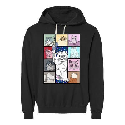 Karma Is A Cat Garment-Dyed Fleece Hoodie