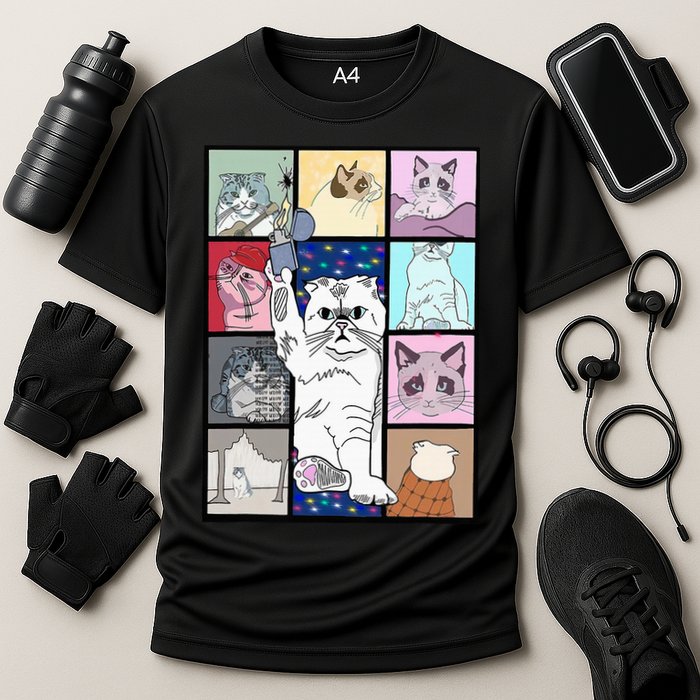 Karma Is A Cat Cooling Performance Crew T-Shirt