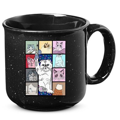 Karma Is A Cat 15oz Campfire Ceramic Mug