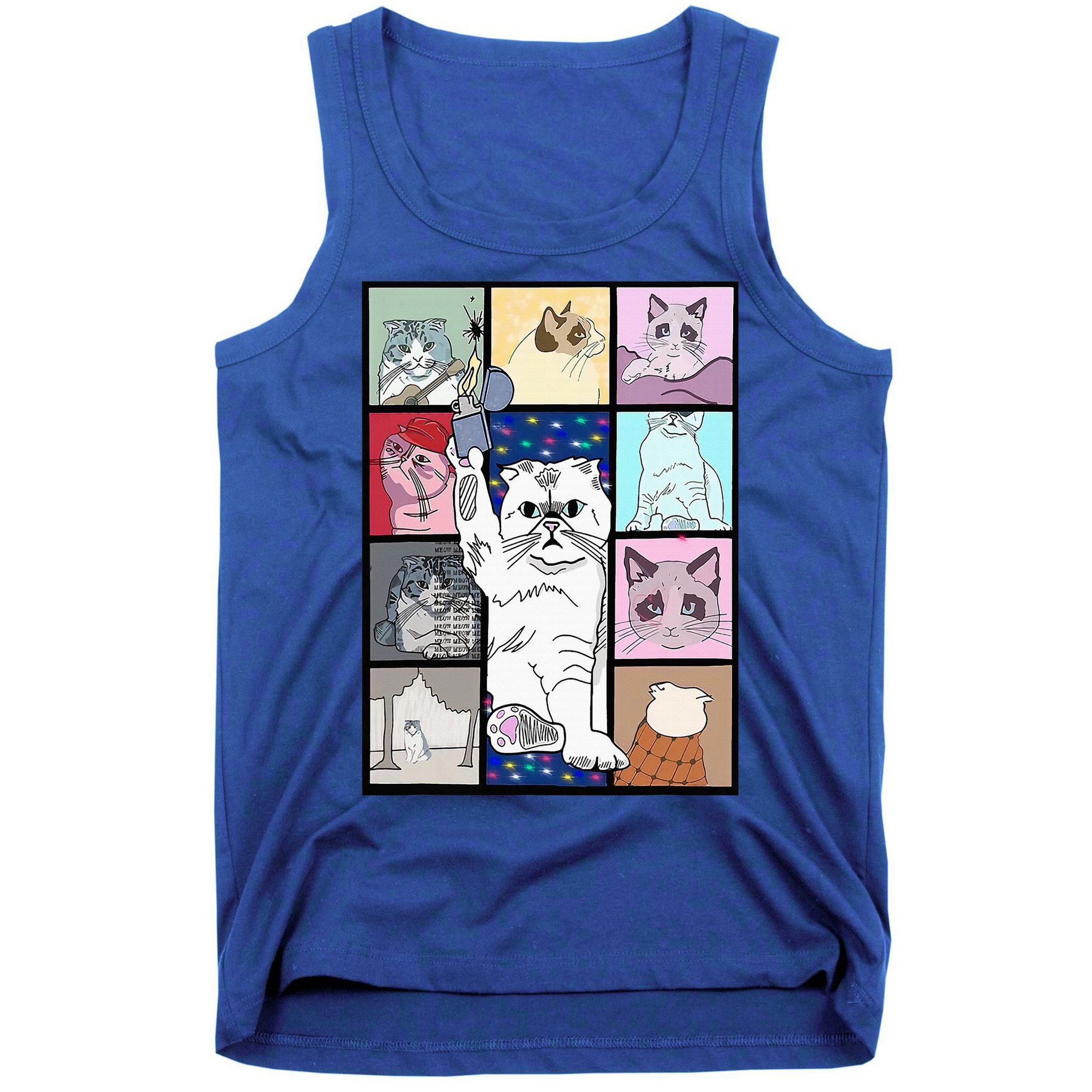 Karma Is A Cat Tank Top