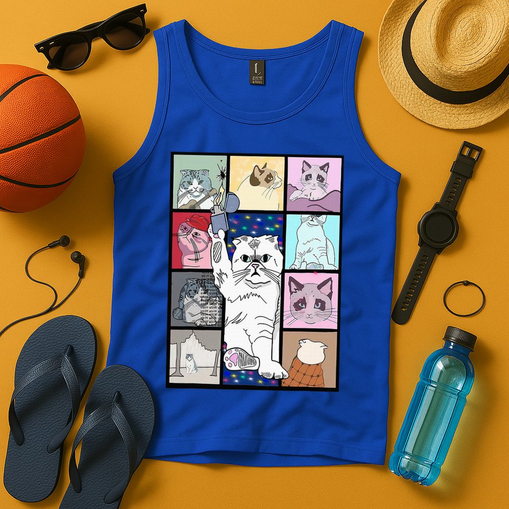 Karma Is A Cat Tank Top