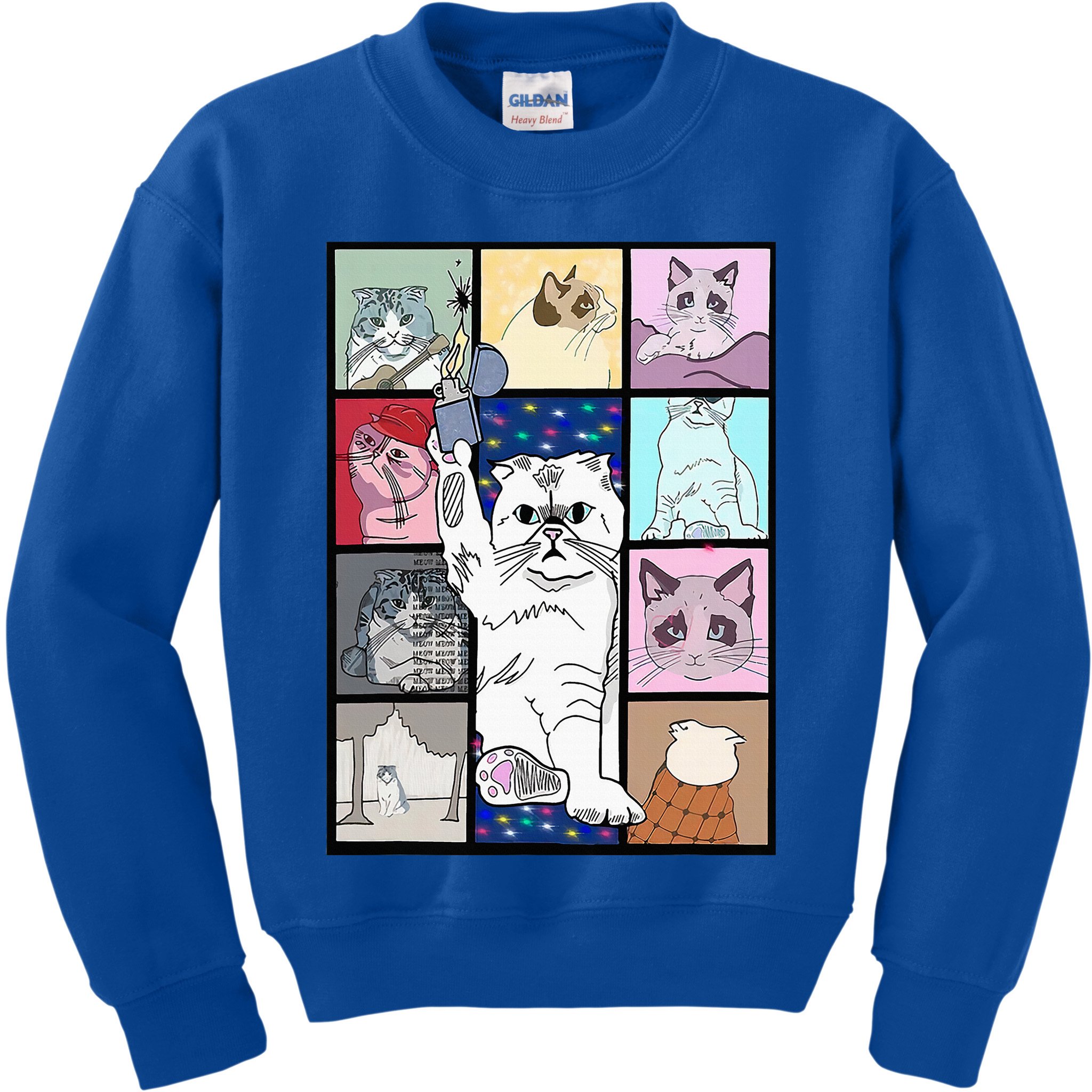 Karma Is A Cat Kids Sweatshirt